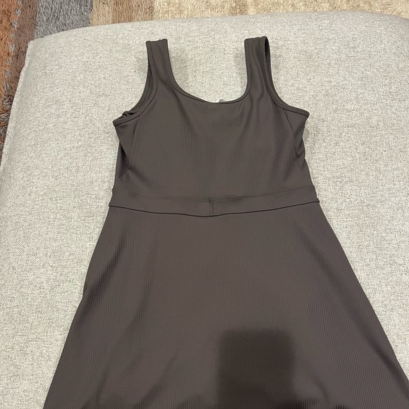 Fabletics Charcoal Ribbed Exercise Dress - Picture 2 of 6